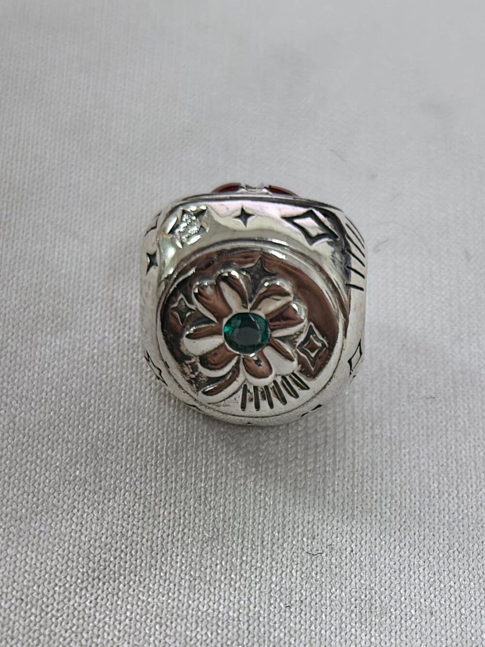 Pandora Clover, Horseshoe, Ladybird Three Sided Charm, S925 Silver Jewelry